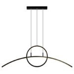 GB6584 LED Minimal Κρεμαστό Φωτιστικό 36W Dimmable με Χειριστήριο