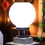 LED Αδιάβροχη Ηλιακή Μπάλα Κήπου D25 - Image 4