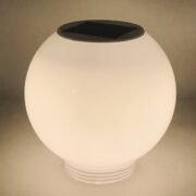 LED Αδιάβροχη Ηλιακή Μπάλα Κήπου D25