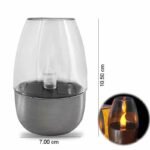 LED Αδιάβροχο Ηλιακό Κεράκι με φλόγα - Image 2