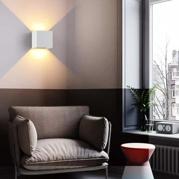 101369 ROTH Φωτιστικό Τοίχου Up & Down LED 2x6W – Θερμό Λευκό 3000K | Απλίκα Εσωτερικού & Εξωτερικού Χώρου IP44 - Image 2