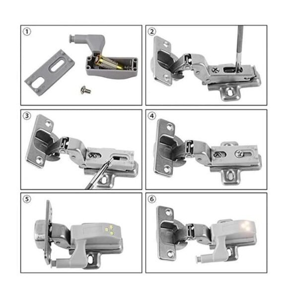 LED Φωτιστικό Μεντεσέ για Ντουλάπες με Μπαταρία - Image 3