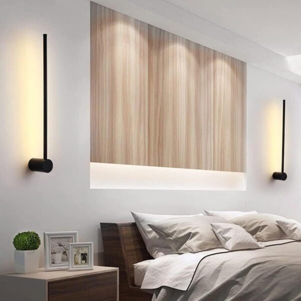 DISON LED Φωτιστικό Τοίχου/Απλίκα Ράβδος (Stick) 12W 3000K Θερμό Λευκό Dimmable με Διακόπτη ON/OFF Μ60 x Π9.5 x Υ9.5cm - Image 2