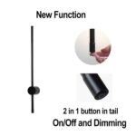 101445 DISON LED Φωτιστικό Τοίχου/Απλίκα ράβδος (Stick) 15W Θερμό Λευκό 3000Κ Μ80 x Π9.5 x Υ9.5cm Dimmable + ON/OFF - Image 3