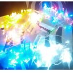 100023 100τμχ Επεκτεινόμενα Χριστουγεννιάτικα Λαμπάκια LED 3Watt RGB - Image 3