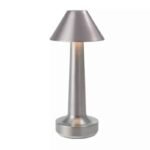 Liam LED Επιτραπέζιο Φωτιστικό Μπαταρίας 3W Χρώμιο