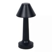 Liam LED Επιτραπέζιο Φωτιστικό Μπαταρίας 3W Μαύρο