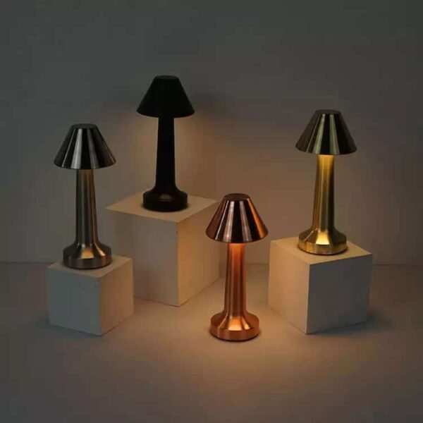 Liam LED Επιτραπέζιο Φωτιστικό Μπαταρίας 3W Καφέ - Image 2