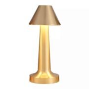 Liam LED Επιτραπέζιο Φωτιστικό Μπαταρίας 3W Χρυσό