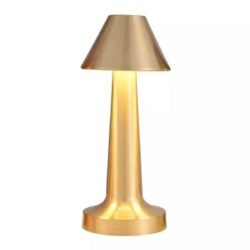 Liam LED Επιτραπέζιο Φωτιστικό Μπαταρίας 3W Χρυσό