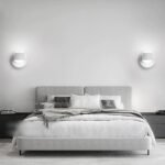 100080WH MASON Φωτιστικό Τοίχου/Απλίκα LED 6W AC 220V Λευκό Μεταλλικό Θερμό Λευκό 3000K - Image 3
