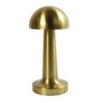 Mushroom LED Επιτραπέζιο Φωτιστικό Μπαταρίας Χρυσό