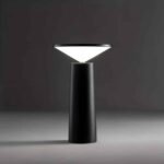 101285 Mushroom Πορτατίφ 3W επαναφορτιζόμενο Μαύρο IP20 14X14X19cm - Image 3