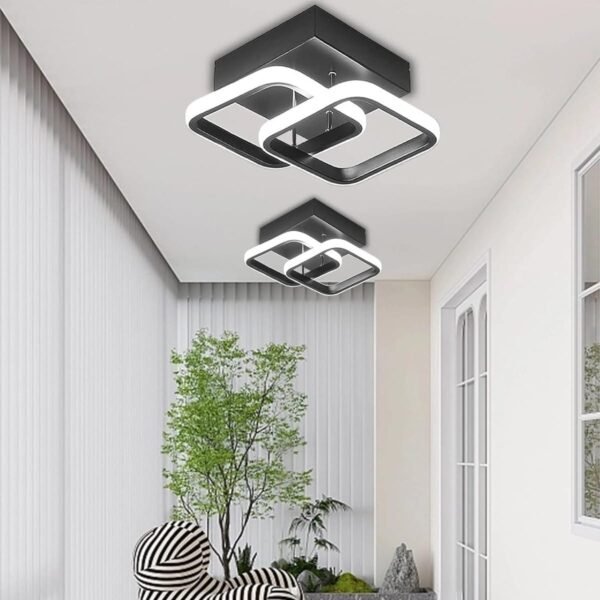 Oliya-B Μεταλλικό Φωτιστικό Οροφής 40Watt CCT μέσω διακόπτη - Image 3