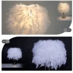 101433 Roma-Β Mini Feather Επιτραπέζιο Φωτιστικό με πούπουλο 1ΧΕ27 D23 Φούξια - Image 3