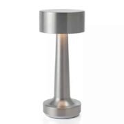 Trista LED Επιτραπέζιο Φωτιστικό Μπαταρίας 3W Χρώμιο