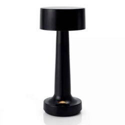 Trista LED Επιτραπέζιο Φωτιστικό Μπαταρίας 3W Μαύρο