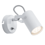 IZZY ΣΠΟΤ 1xGU10 ΛΕΥΚΟ ΜΕ ΔΙΑΚΟΠΤΗ