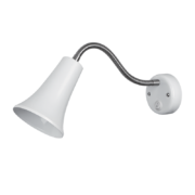 SAM ΣΠΟΤ 1XE27 ΛΕΥΚΟ ΜΕ ΔΙΑΚΟΠΤΗ