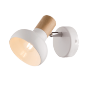 ADDY ΣΠΟΤ 1XE14 ΛΕΥΚΟ ΛΕΥΚΟ/ΞΥΛΟ