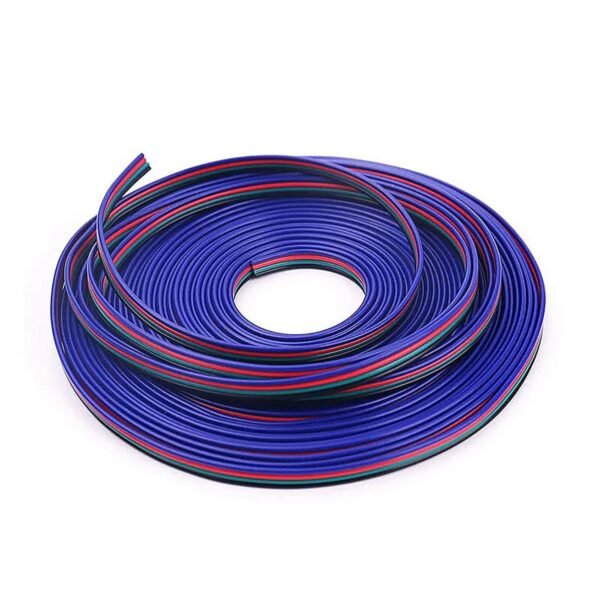 100141 Εύκαμπτο Πλακέ Καλώδιο 1m RGB 4 x 0.25mm² - Image 2