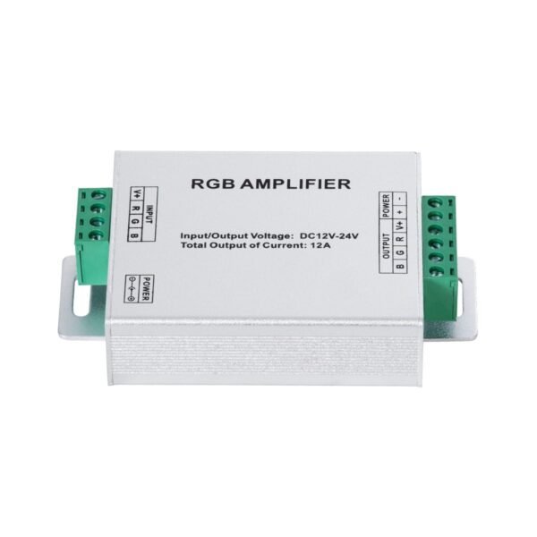 100005 DC Power & Signal High Speed Amplifier Ενισχυτής Ισχύος & Σήματος Υψηλών Ταχυτήτων 3 Καναλιών DC 12-24V 3 x 4A 96W - Max 12A 288W - IP2 - Image 3