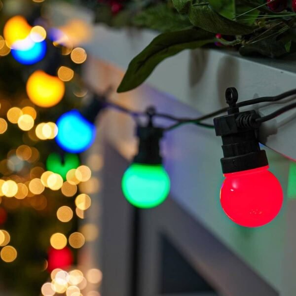 100091 Λάμπα LED E27 G45 Γλομπάκι 2W 80lm 260° AC 220-240V IP20 Φ4.5 x Υ6.9cm - 2 Χρόνια Εγγύηση Λευκό Ημέρας - Image 3