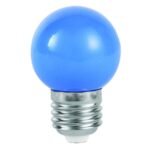100091 Λάμπα LED E27 G45 Γλομπάκι 2W 80lm 260° AC 220-240V IP20 Φ4.5 x Υ6.9cm - 2 Χρόνια Εγγύηση Μπλέ