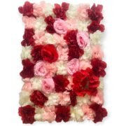 Τεχνητό Διακοσμητικό Πάνελ Λουλουδιών Μ60 x Π40 x Υ6cm