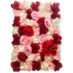 Τεχνητό Διακοσμητικό Πάνελ Λουλουδιών Μ60 x Π40 x Υ6cm