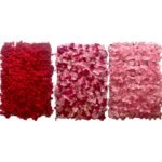 Τεχνητό Διακοσμητικό Πάνελ Λουλουδιών Μ60 x Π40 x Υ6cm Ορτανσία Κόκκινο - Image 2