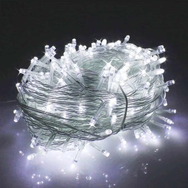 100024 Επεκτεινόμενα 100 Χριστουγεννιάτικα Λαμπάκια LED 3Watt Λευκό - Image 3