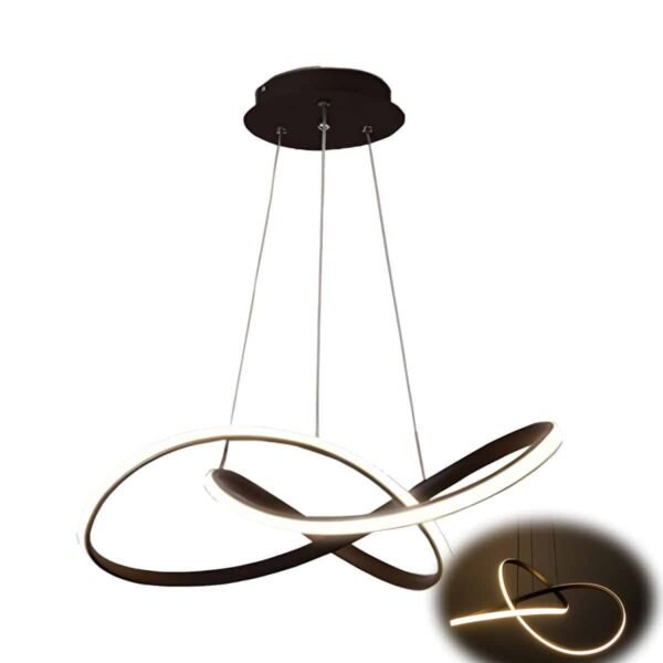 Artemisia Κρεμαστό Φωτιστικό Οροφής LED 40W CCT Dimmable Μαύρο με χειριστήριο - Image 4