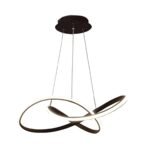 Artemisia Κρεμαστό Φωτιστικό Οροφής LED 40W CCT Dimmable Μαύρο με χειριστήριο