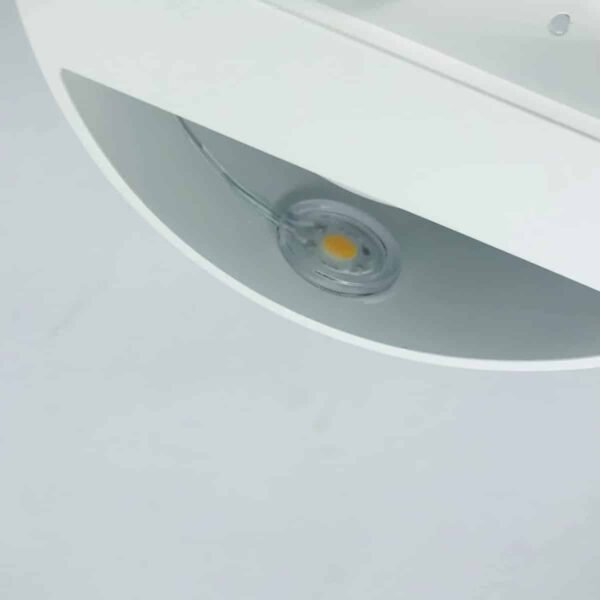 100221 Απλίκα τοίχου LED 7Watt Θερμό Λευκό 90mmX16mmX60mm - Image 4