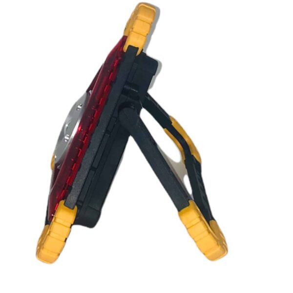 100449 LED Φωτιζόμενο Τρίγωνο Σήμανσης Επαναφορτιζόμενο – Με Alarm & Ψυχρό Λευκό Φως - Image 3