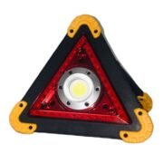 100449 LED Φωτιζόμενο Τρίγωνο Σήμανσης Επαναφορτιζόμενο – Με Alarm & Ψυχρό Λευκό Φως