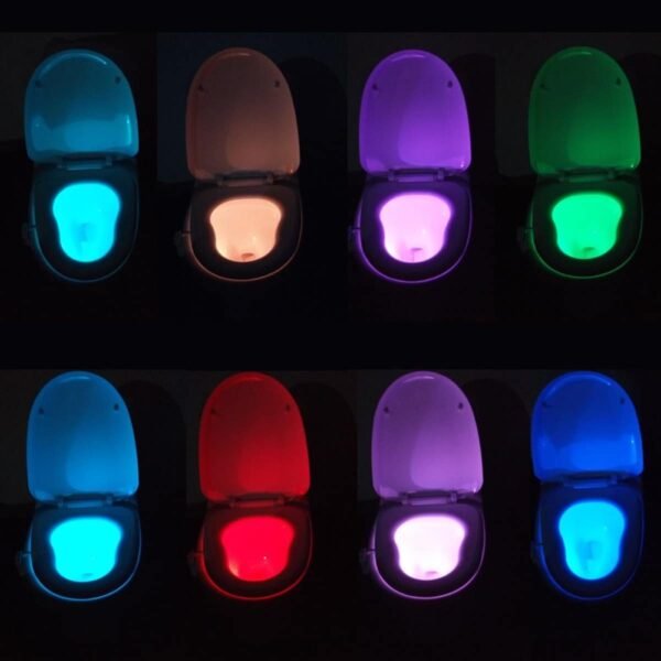 100598 LED Φωτάκι λεκάνης τουαλέτας RGB - Image 4