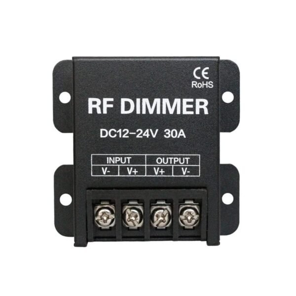 100001 Ασύρματο Dimmer LED για Μονόχρωμα Προϊόντα RF 2.4Ghz DC 12-24V 360/720W - Image 3