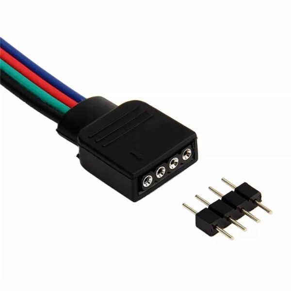 100053 Ακίδες σύνδεσης 4 pin για RGB Ταινίες LED - Image 3