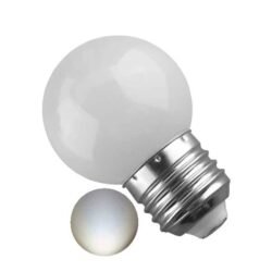 100091 Λάμπα LED E27 G45 Γλομπάκι 2W 80lm 260° AC 220-240V IP20 Φ4.5 x Υ6.9cm - 2 Χρόνια Εγγύηση Ψυχρό Λευκό