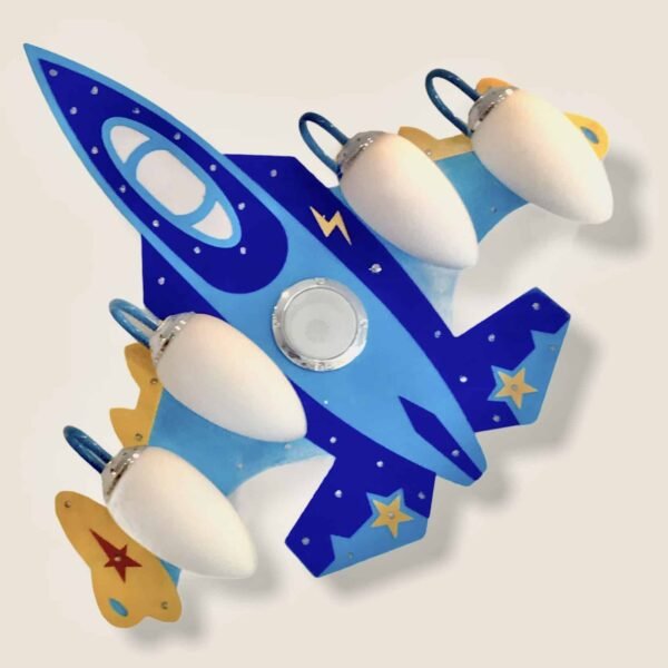 Παιδικό Φωτιστικό αεροπλάνο με Bluetooth & Ηχείο - Image 2