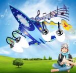 Παιδικό Φωτιστικό αεροπλάνο με Bluetooth & Ηχείο