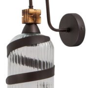 WLA 136 TR ΑΠΛΙΚΑ ΡΟΥΣΤΙΚ ΜΕ ΛΑΜΑ ΓΥΑΛΙ ΔΙΑΦΑΝΟ  1xΕ-27 40W