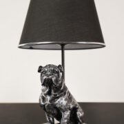 TLT 1266-NM ΕΠΙΤΡΑΠΕΖΙΑ ΛΑΜΠΑ ΜΕ ΦΙΓΟΥΡΑ ΣΚΥΛΟ ΑΣΗΜΙ ΠΑΤΙΝΑ 1xE-27 40W