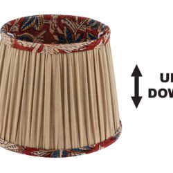 SPI 20 BG/RD-FL ΚΑΠΕΛΟ ΜΠΕΖ+ ΚΟΚΚΙΝΑ ΛΟΥΛΟΥΔΙΑ E14-Ε27  (30-35d-20h) UP/DOWN