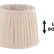 SPI 20 BG-CT ΚΑΠΕΛΟ COTTON ΜΠΕΖ E14-Ε27 (15-20d-15h) UP/DOWN