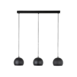TK LIGHTING PENDANT ZOE 10169 3XE27 BLACK