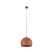 TK LIGHTING PENDANT ZOE 10175 1XE27 TILE RED