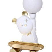 TLC 1117 WH ΠΟΝΤΙΚΑΚΙ ΛΕΥΚΟ ΧΡΥΣΑ ΑΥΤΙΑ ΜΕ ΛΑΜΠΑ 1xG9